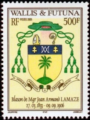Colnect-900-780-Coat-of-arms-of-Bishop-Jean-Armand-Lamaze-1833-1906.jpg