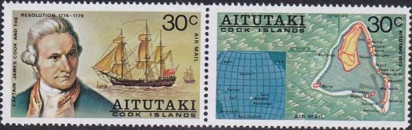 Colnect-3871-530-James-Cook--ldquo-Resolution-rdquo--and-map-of-Aitutaki.jpg