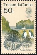 Colnect-1967-026-Tussock-and-penguins.jpg
