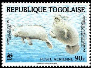 Colnect-1631-080-African-Manatee-Trichechus-senegalensis.jpg