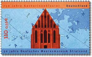 Stamp_Germany_2001_MiNr2195_Katharinenkloster_und_Deutsches_Meeresmuseum_Stralsund.jpg