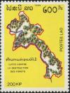 Colnect-2694-763-Map-with-the-forests-of-Laos.jpg