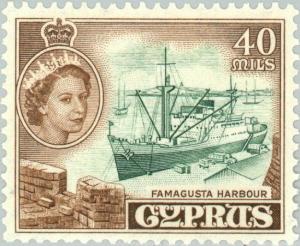 Colnect-169-343-Queen-Elizabeth-II--amp--Famagusta-Harbor.jpg