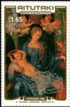 Colnect-3462-228-Madonna-of-the-Rosary-1506-by-Albrecht-D%C3%BCrer-surcharged.jpg
