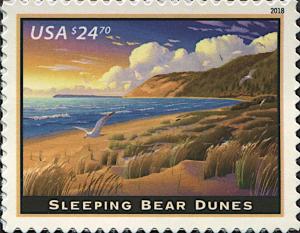 Colnect-5971-052-Expedited-Post-Stamps-2018--Sleeping-Bear-Dunes-Empire-MI.jpg