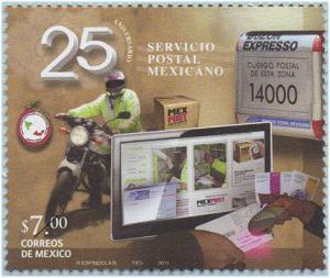 Colnect-955-078-Anniversary-25-Mexican-Postal-Service.jpg