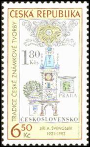 Colnect-2022-713-Stamp-with-the-Green-Frog-sign-by-Jir-iacute---Scaron-vengsb-iacute-r--1970.jpg