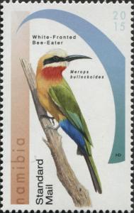 Colnect-3065-024-White-fronted-Bee-eater-Melittophagus-bullockoides.jpg