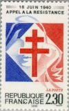 Colnect-145-972-De-Gaulle--s-Call-for-French-Resistance-50th-anniversary.jpg