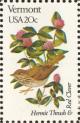 Colnect-2773-381-Vermont---Hermit-Thrush-Red-Clover.jpg