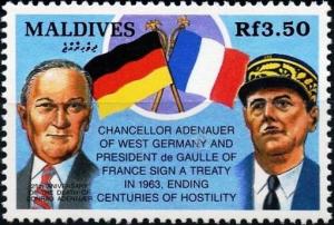 Colnect-4176-996-German-French-flags-Konrad-Adenauer-Charles-de-Gaulle.jpg