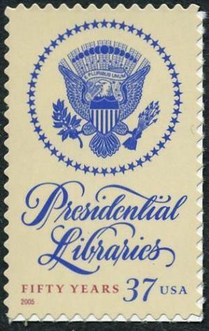 Colnect-202-392-Presidental-Libraries-Act-50th-Anniv.jpg