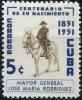 Colnect-2321-100-General-Rodriguez-on-horseback.jpg