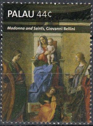 Colnect-4950-872--quot-Madonna-and-Saints-quot--by-Giovanni-Bellini.jpg