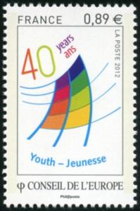 Colnect-5237-703-40-years-of-the-European-Youth-Centre.jpg