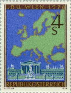 Colnect-137-007-Parliament-in-Vienna--amp--map-of-Europe.jpg