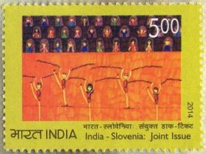 Colnect-3109-621-India---Slovenia-Joint-Issue.jpg