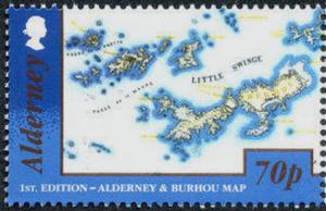Colnect-4168-247-1st-edition---Alderney-and-Bourhou-map.jpg